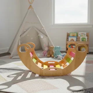 Balancín Rocker Montessori / Tobogán 2 En 1