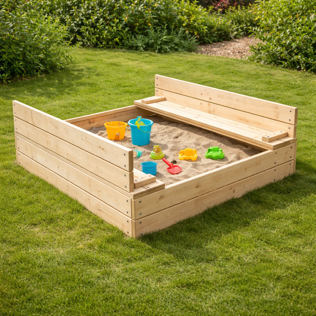 Arenero 120cm  x 100 cm (2 a 4 niños )